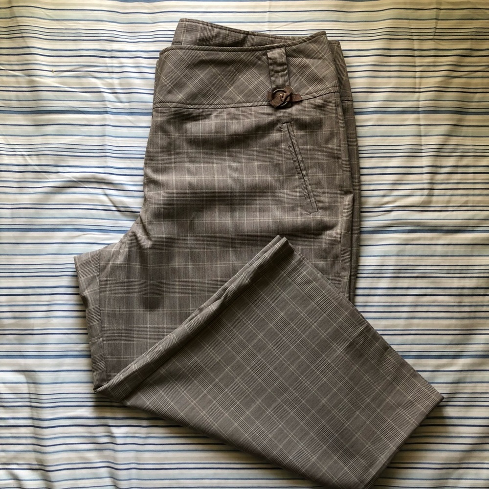 APT 9 Patterned Crop Dress Pant 16
